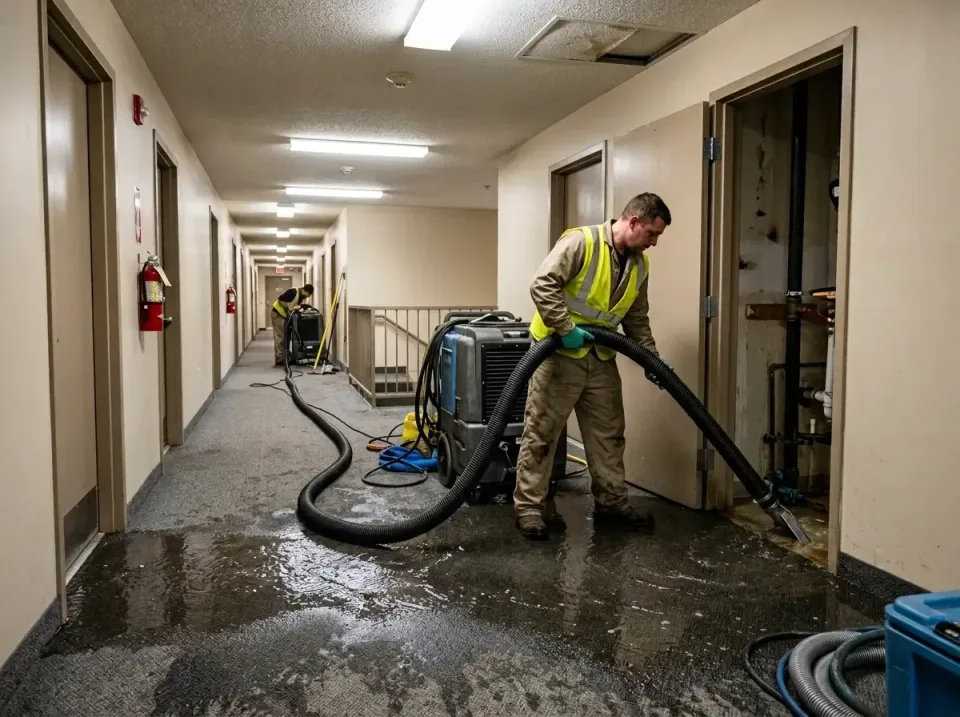 multi-unit-apartment-hallway-f-005 — frequently asked questions, Emergency Burst Pipe Water Extraction & Removal in Edgemont…